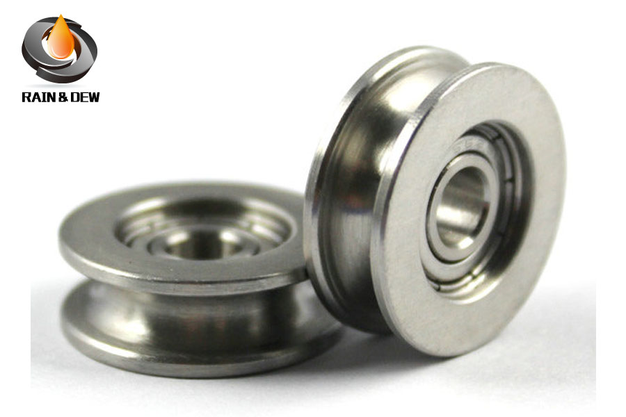 AISI304 material S625zz bearing pulley 6x23x8mm