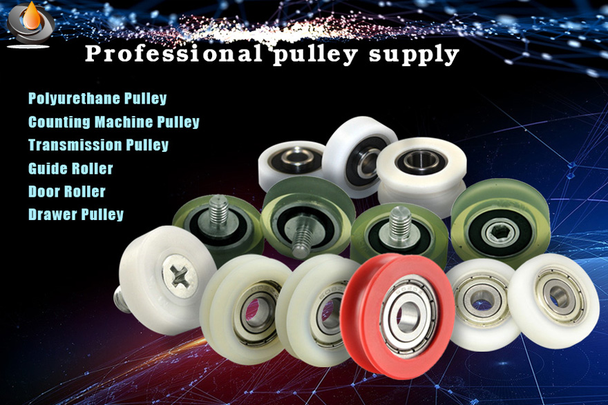 Plastic bearing rollers