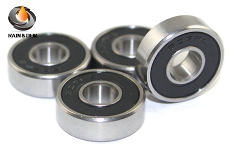 7x19x6mm 607RS Deep groove ball bearing