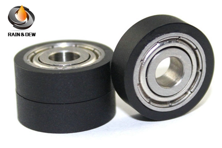 S686zz TPU coated Roller Wheel 5x16x5mm