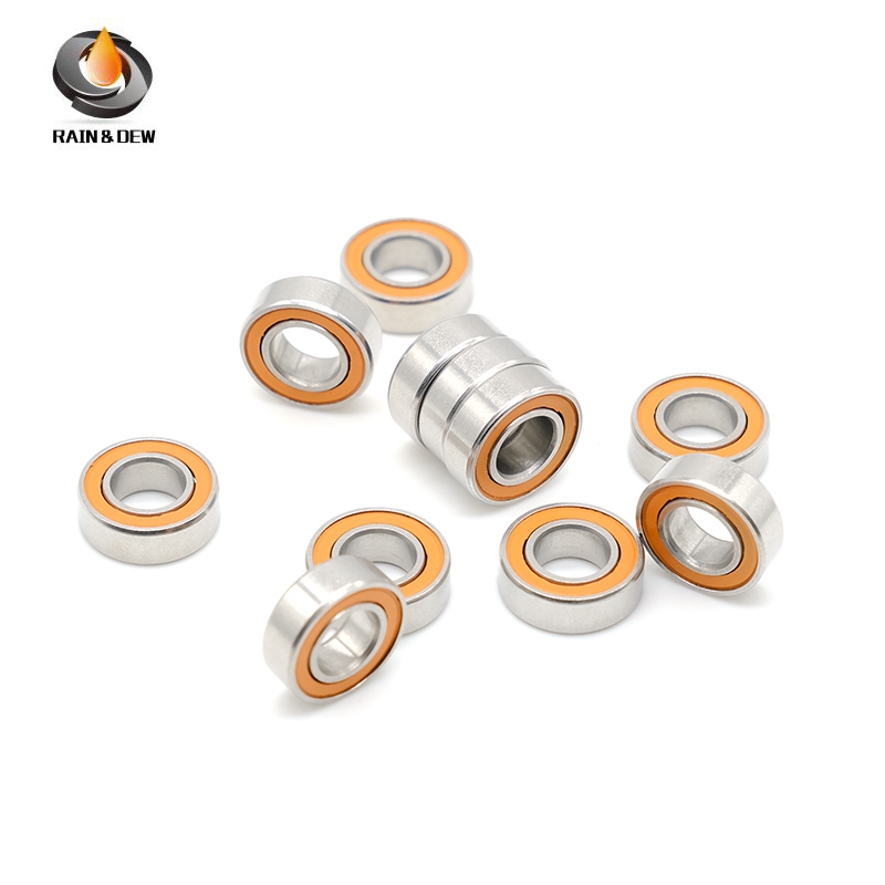 1Pcs SMR126 2RS CB 6x12x4 mm ABEC7 MR126 CB stainless steel hybrid ceramic bearing 6x12x4 Without Gr
