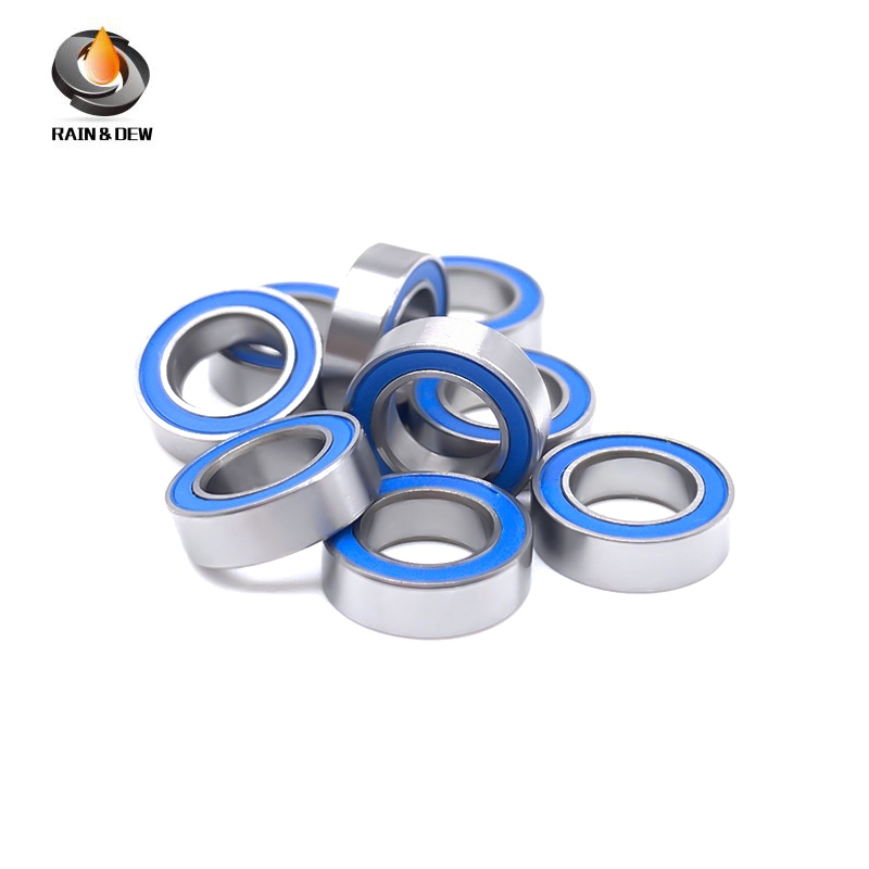 10PCS MR106RS-Blue  6x10x3 mm Bearing ABEC-7 Miniature Ball Bearings Blue Sealed Bearing 608RS 6701R