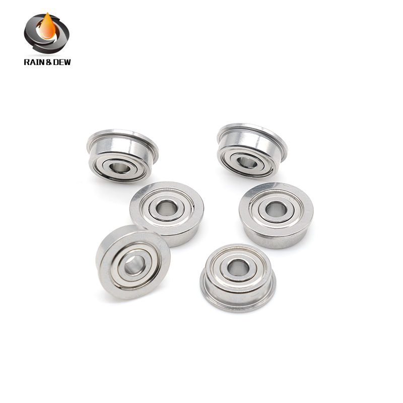 10Pcs F679ZZ 9X14X4.5 mm Flange Ball Bearing ABEC-7Flange Ball Bearing ABEC-7 MF52ZZ MF106ZZ F685ZZ 