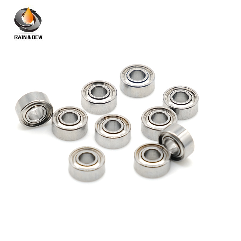 Non-Magnetic Stainless Steel Bearing, S683ZZ 3X7X3 mm, SUS304 Material, Corrosion Resistant, Double 