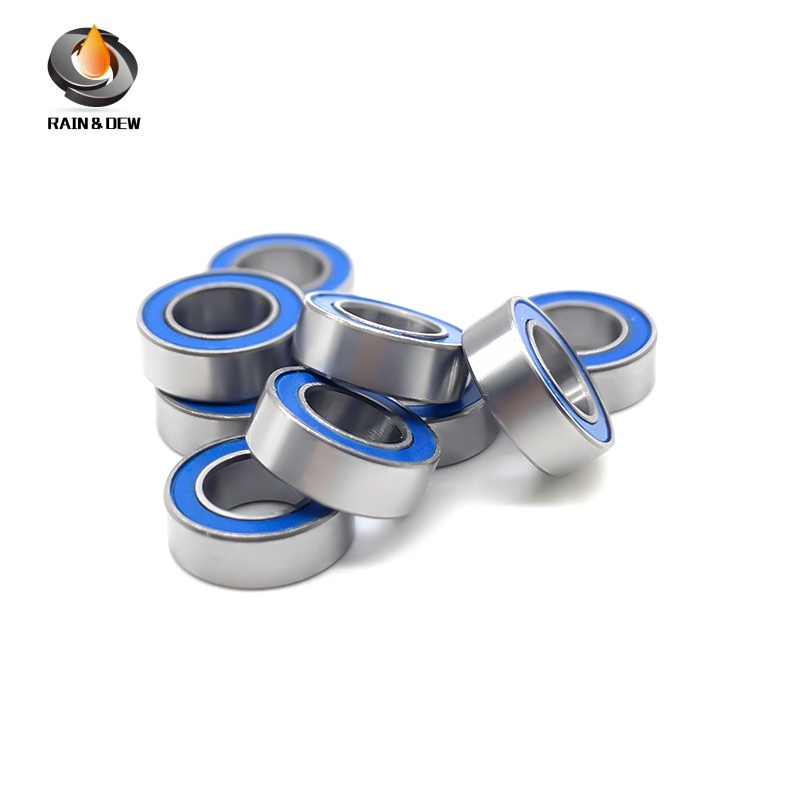 10PCS MR95RS-Blue 5X9X3 mm Bearing ABEC-7 Miniature Ball Bearings Blue Sealed Bearing 